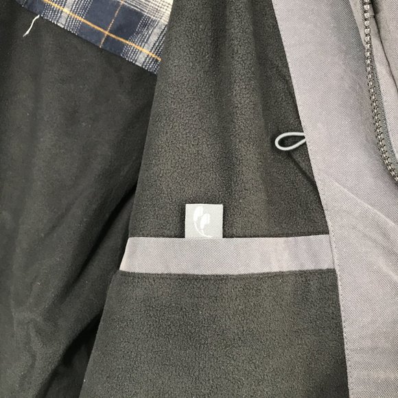 Rugged Elements Trek Utility Jacket Mens XL Gray Full Zip Hooded Water Resistant - Picture 15 of 16